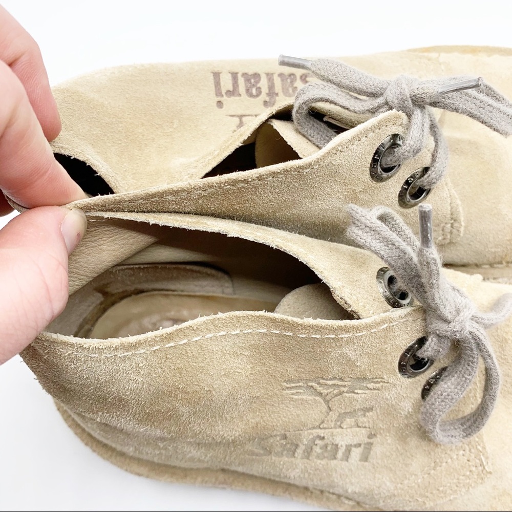 🥾Taupe Suede Ankle Boots with Lace-Up Detail - Picture 7 of 13